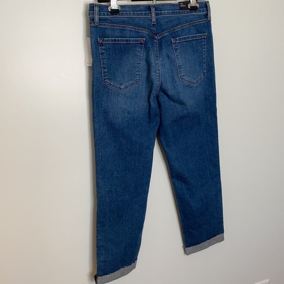 J Brand Women Ruby High-Rise Cropped Cigarette Medium Wash Denim Jeans Size 10 - Picture 8 of 12